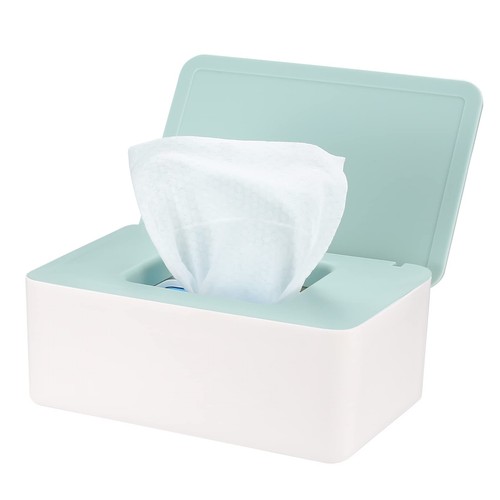 Green wet wipes - green, box
