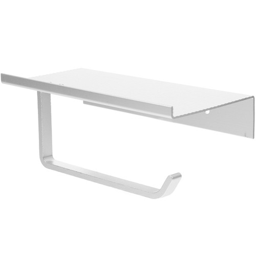 Toilet roll holder with shelf - holder,