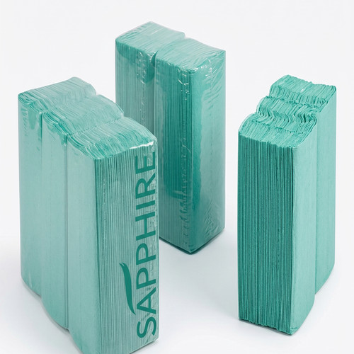 Sapphire green fold paper - green,