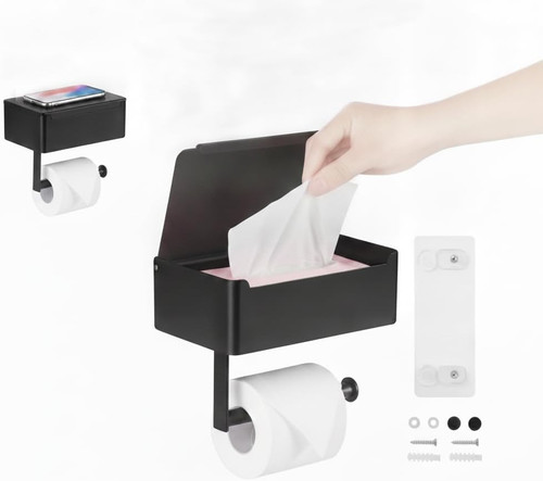 Toilet paper holder with - paper,
