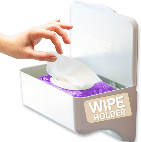 Bathroom wipes holder - wipes,